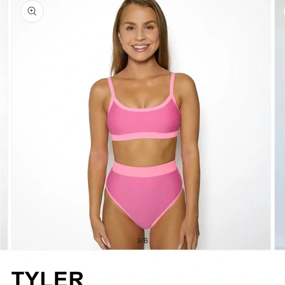 Pink Two-Piece Bikini Set - Picture 2 of 3